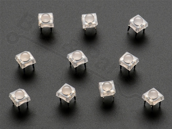 LED RGB Super-flux Common anode Piranha - Adafruit 1451